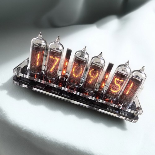 Orologio nixie 6 - orologio, in-14