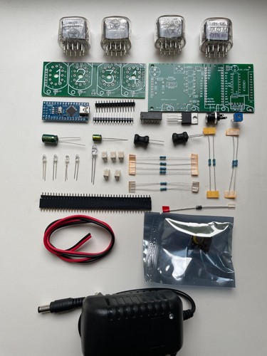 Nixie clock kit con - kit, in-12