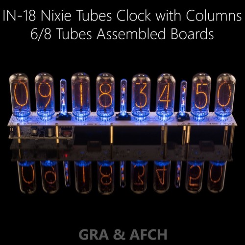 Nixie tube clock 4 6 - tube, [4,