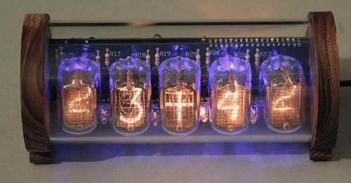 Tube nixie clock - 5-tube, complete