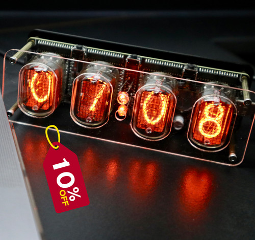 In12 nixie tube clock retro - nixie,