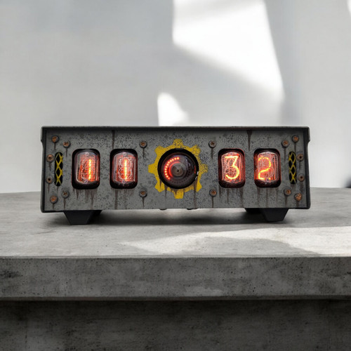Orologio tubo nixie con - orologio, a
