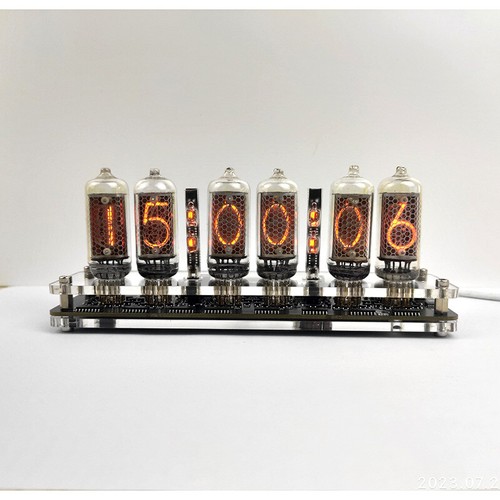 Nixie tube clock base con - tube,