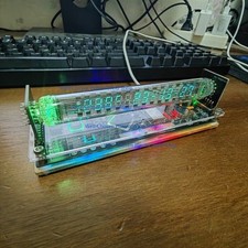 Orologio a tubo colorato RGB