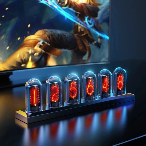 Orologio tubo rgb nixie - tubo,