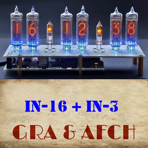 Nixie tube clock rgb - nixie, usb