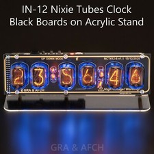 IN-12 NIXIE OROLOGIO TUBO SU