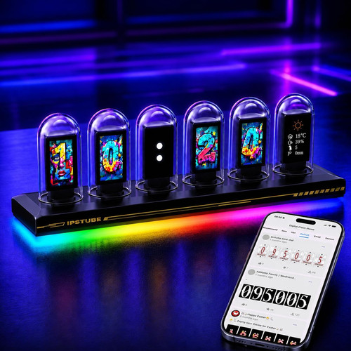 Nixie orologio tubo con - nixie, a