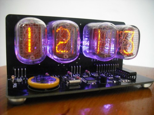 Nixie tube orologio - nixie, con