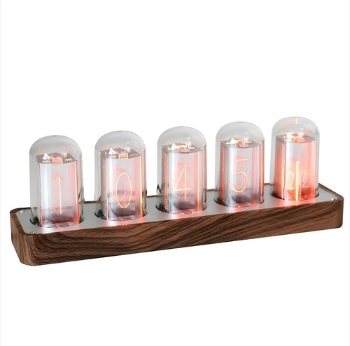 Orologio retro nixie tube con - retro,