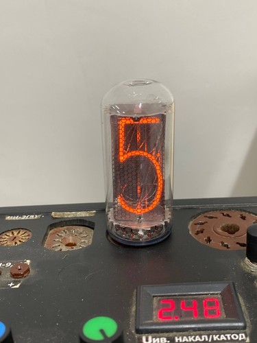 In18 nixie tubo orologio - in18,